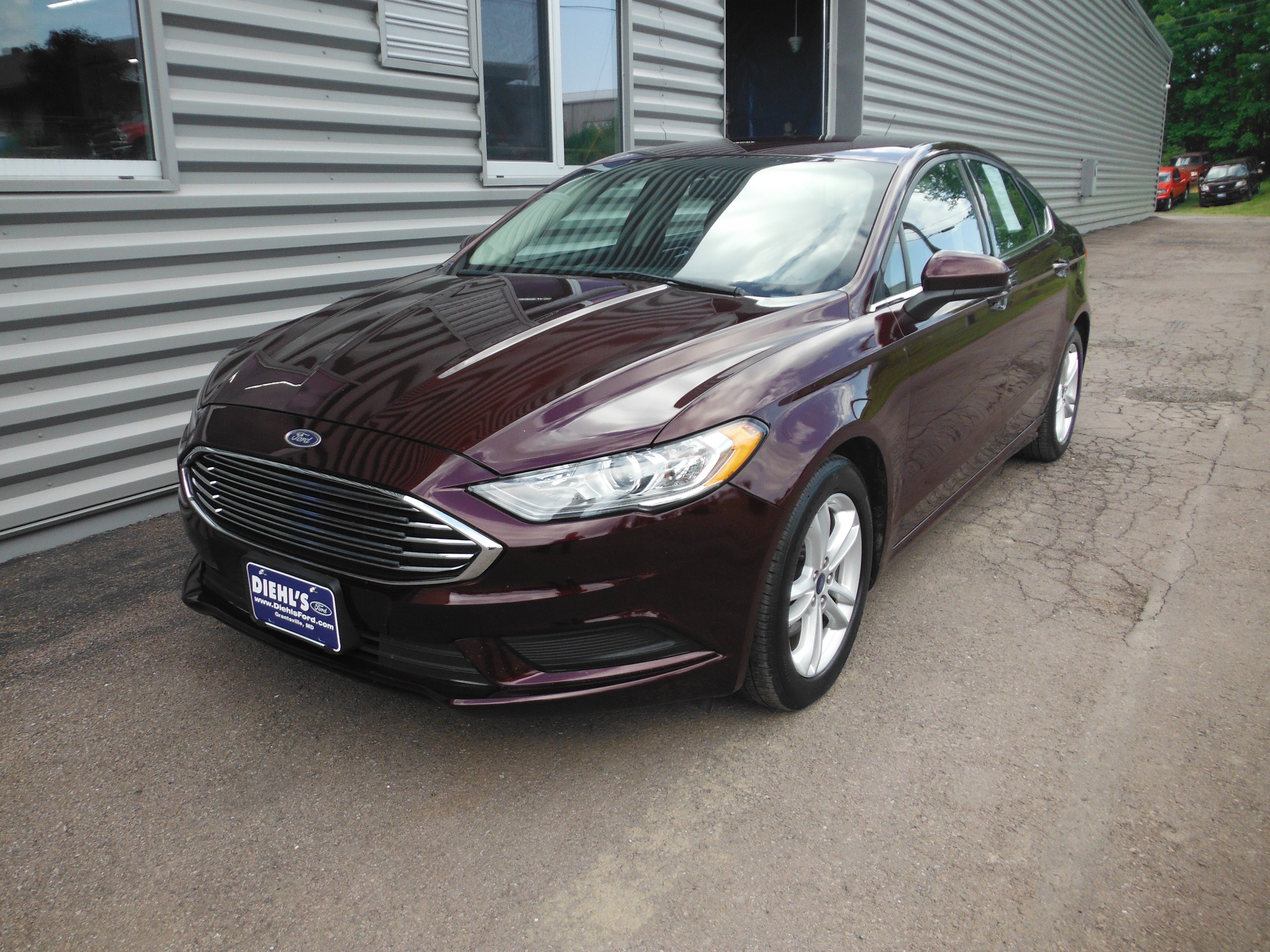 Used 2018 Ford Fusion SE with VIN 3FA6P0HD6JR230470 for sale in Grantsville, MD